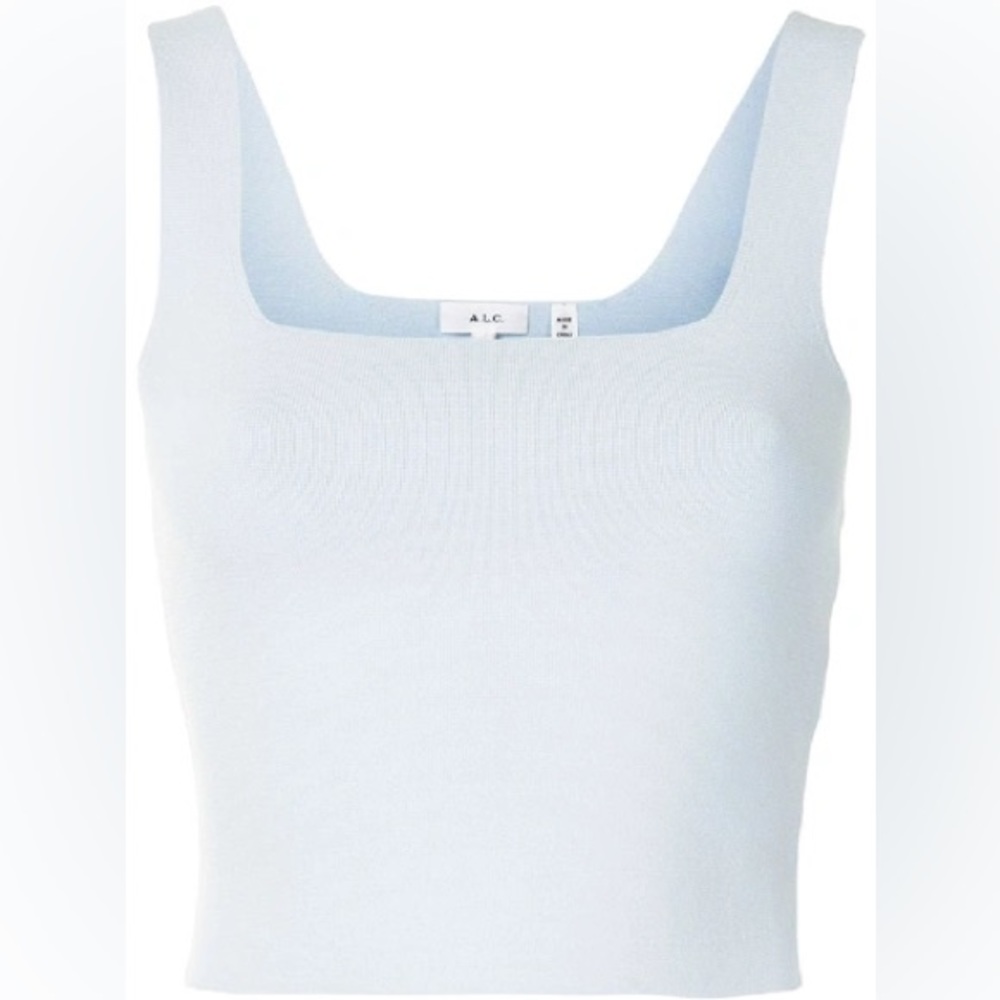 A.L.C. Victoria Tank Top - Blue, Size XS
